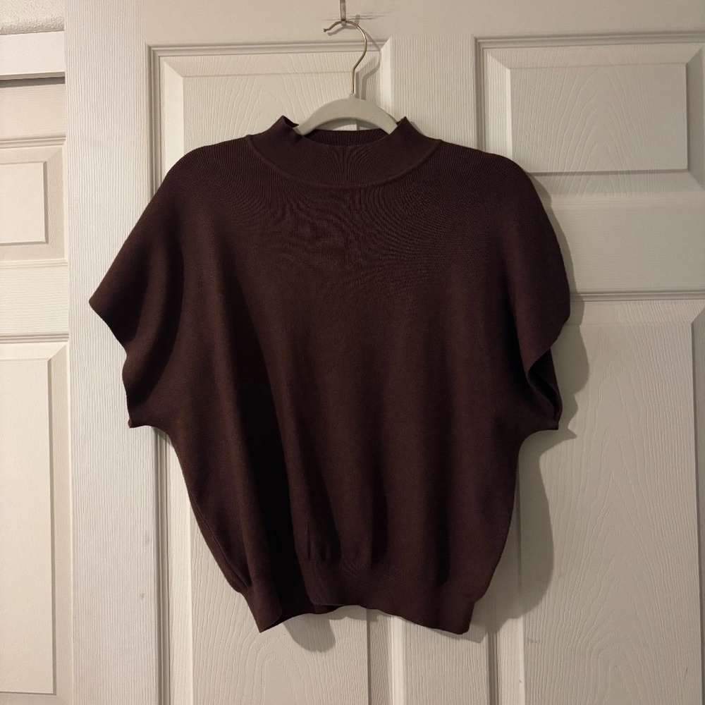 Chocolate brown top